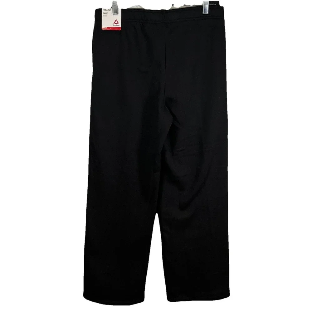 Reebok Jogging Pants Men's Medium Black Sweat Exercise‎ Performance Athletic